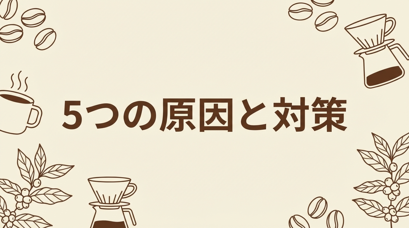5つの原因と対策