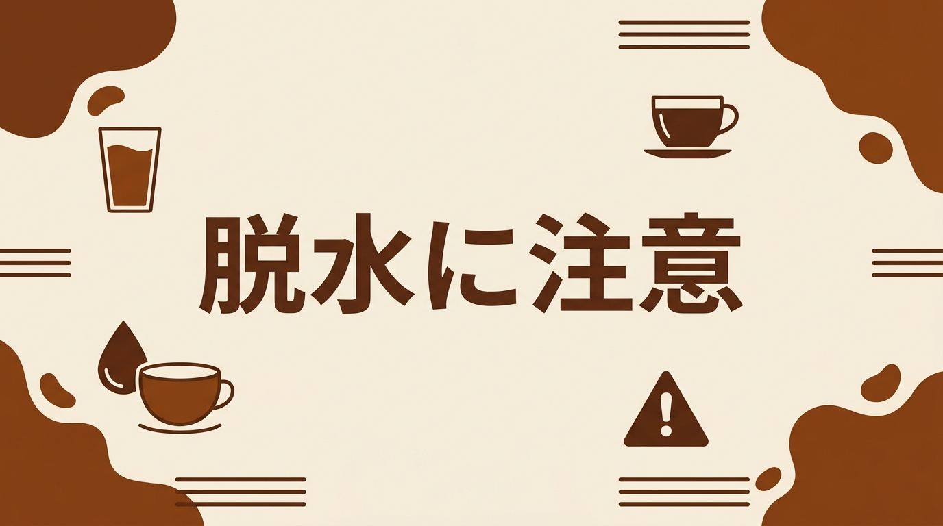 脱水に注意