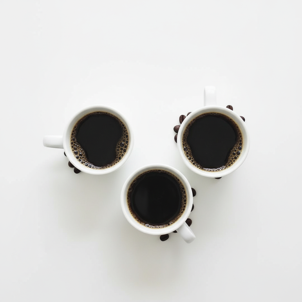 コーヒーの適量を示すイメージ