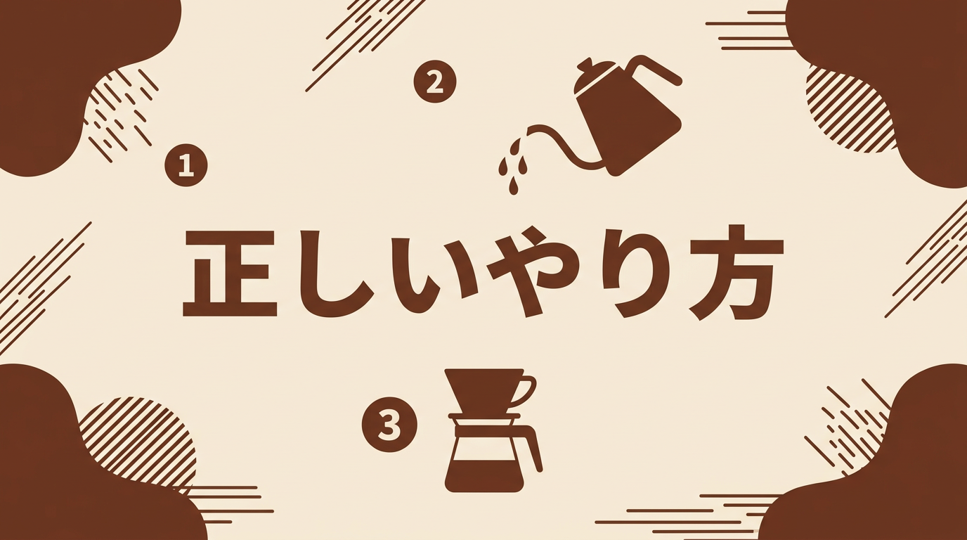 蒸らしの正しいやり方